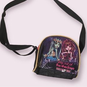 Monster high vintage step out of the shadows crossbody mini bag w glitter deets